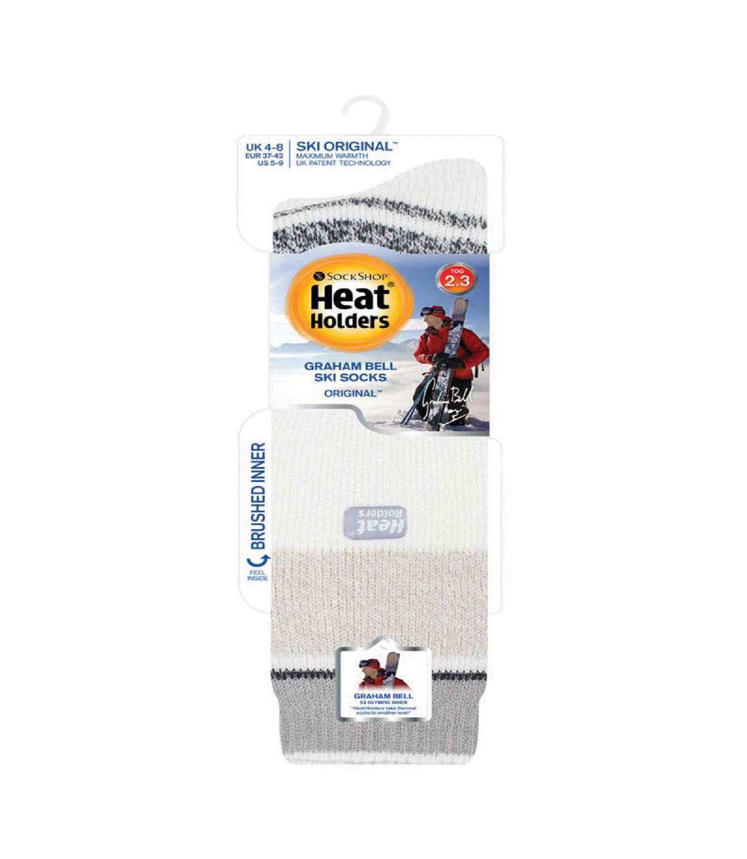 Chaussettes de Ski Femme Thermiques avec Rayures-2