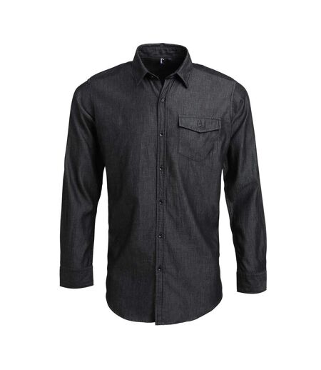 Chemise Homme Denim Noir Premier