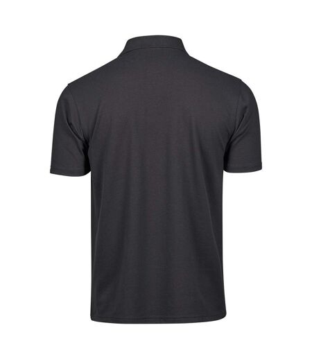 Tee Jays Mens Power Polo Shirt (Dark Grey)