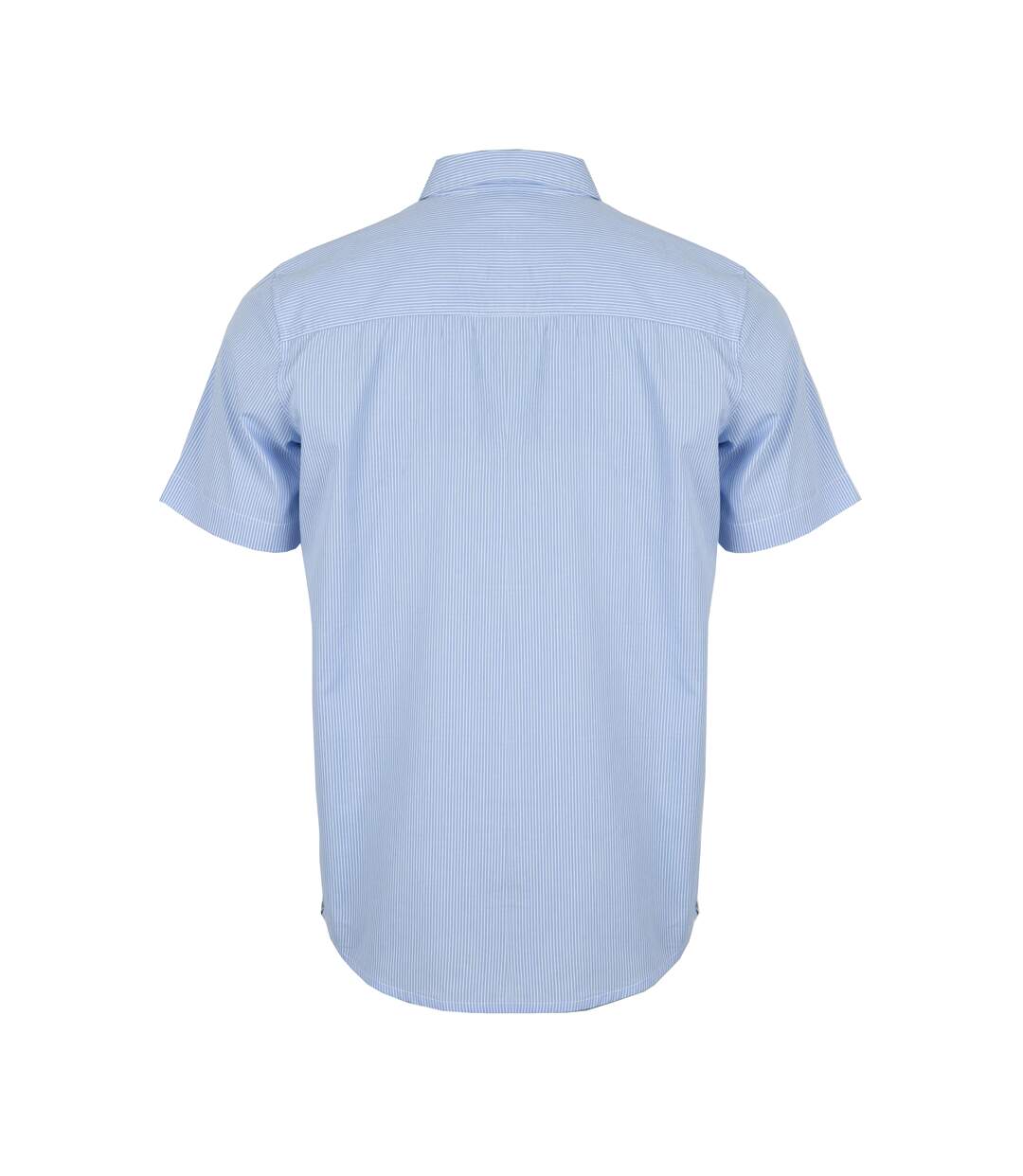 Chemise homme manches courtes rayure bleu - Coton-2