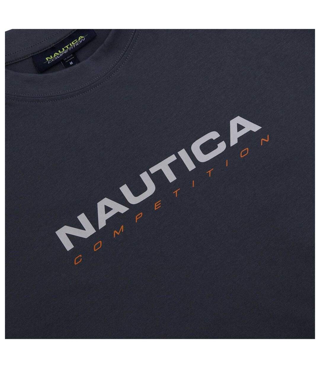 T-shirt Motif/style Logo Sur Poitrine Wadi Homme Anthracite Nautica-3