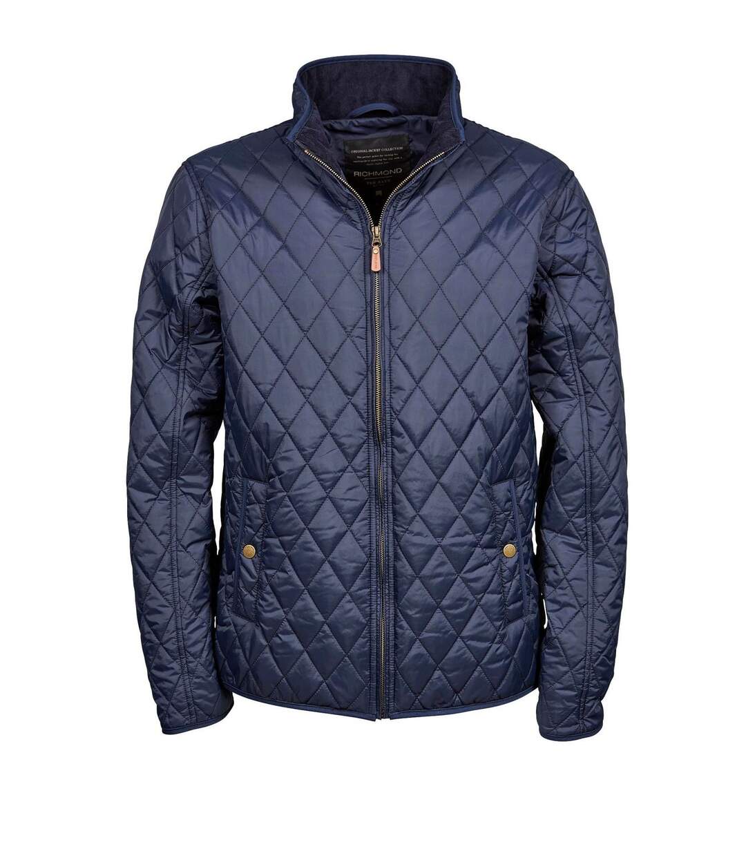 Veste doudoune style chasse - Homme - 9660 - Bleu marine