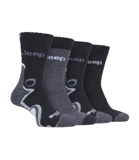 4 Pr Chaussettes de Randonnée Homme Anti Ampoule