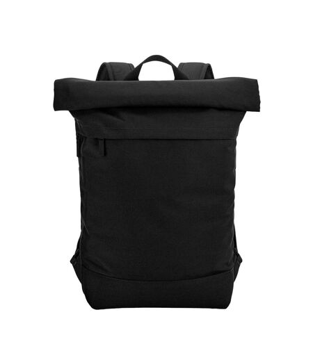 Simplicity Roll Top Backpack One Size Black Bagbase