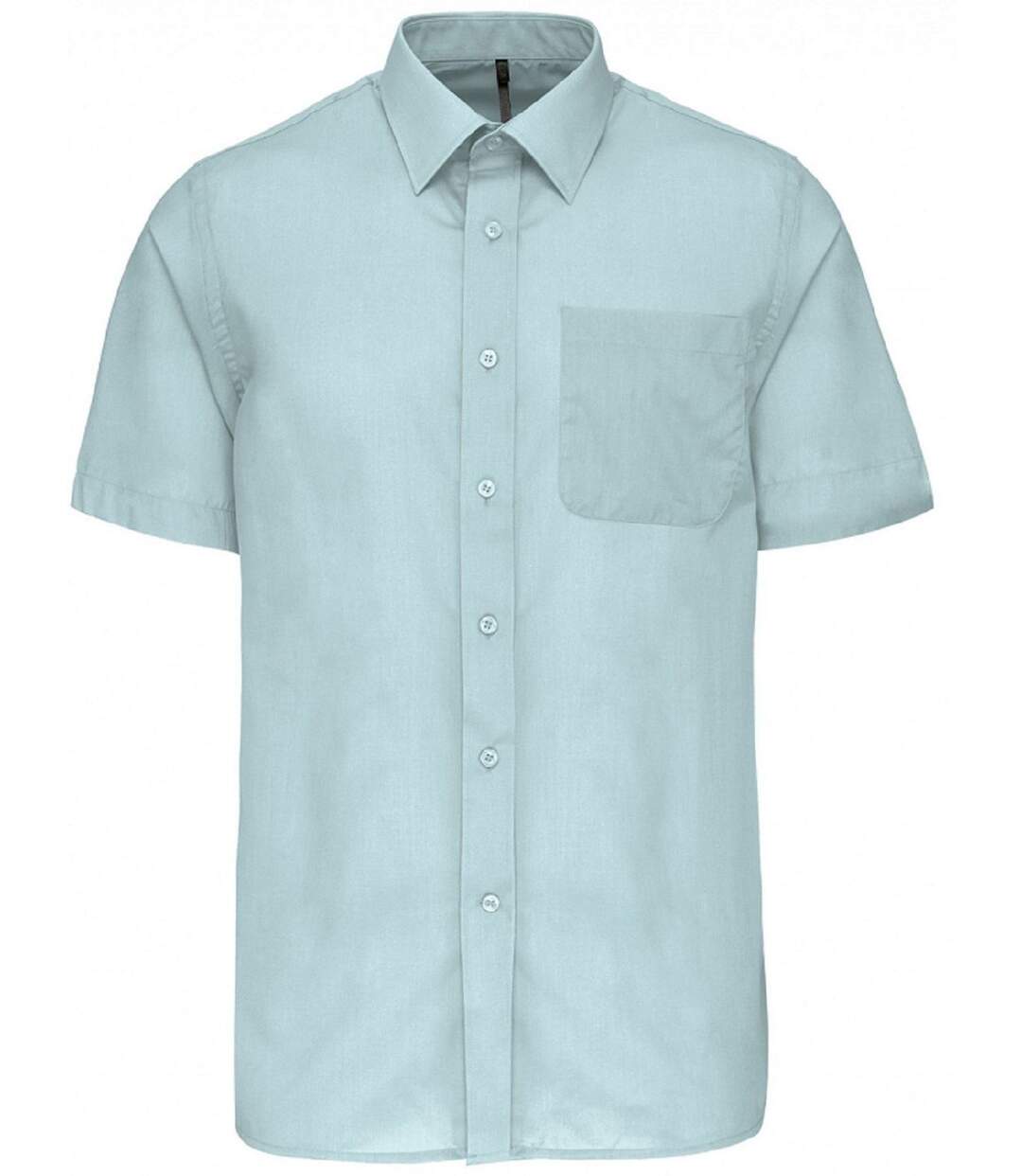 Chemise popeline manches courtes - K551- vert menthe - homme