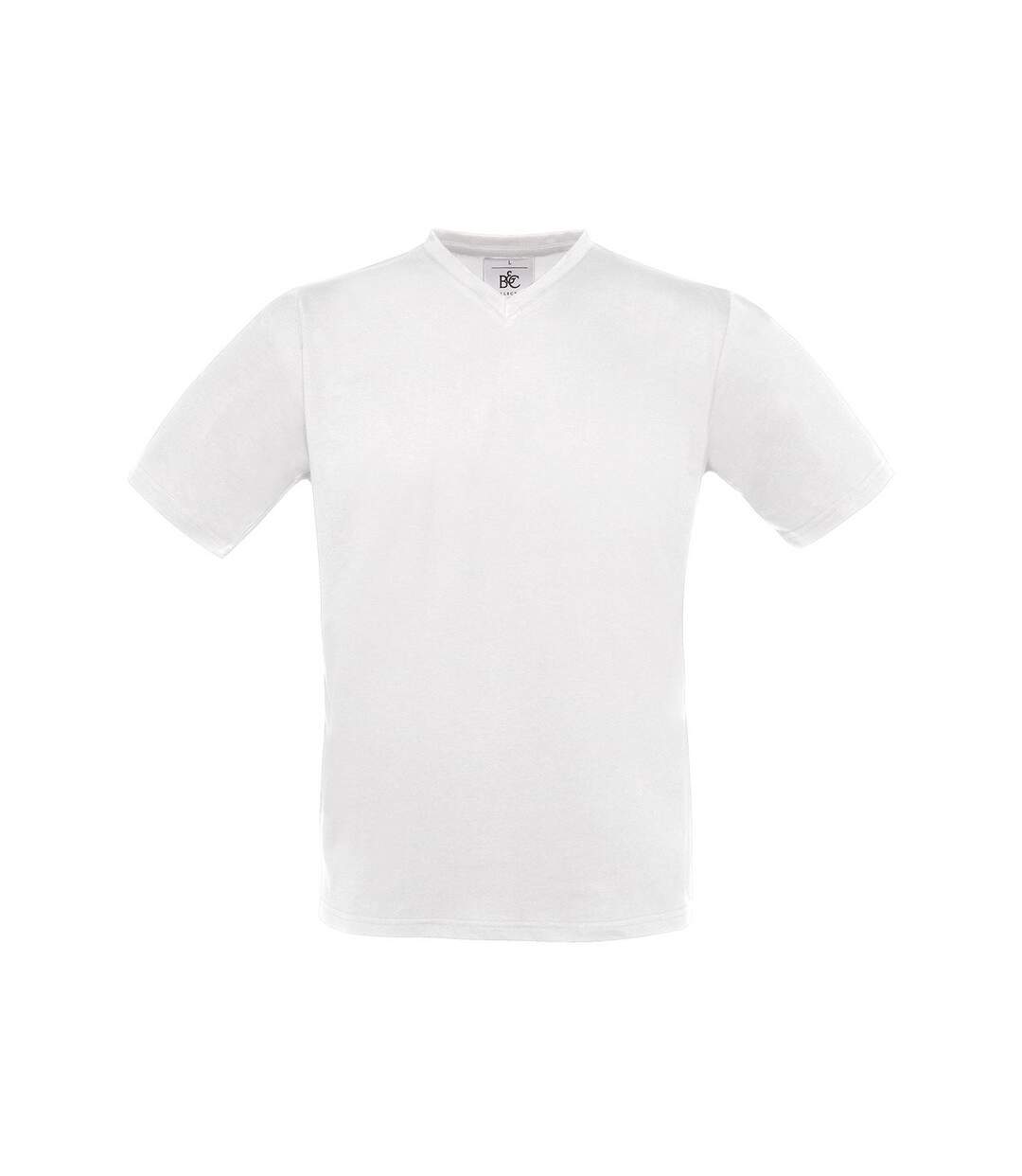 T-shirt exact homme blanc B&C-1