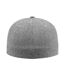 Casquette De Baseball Plain Span Adulte Gris Chiné Flexfit-2