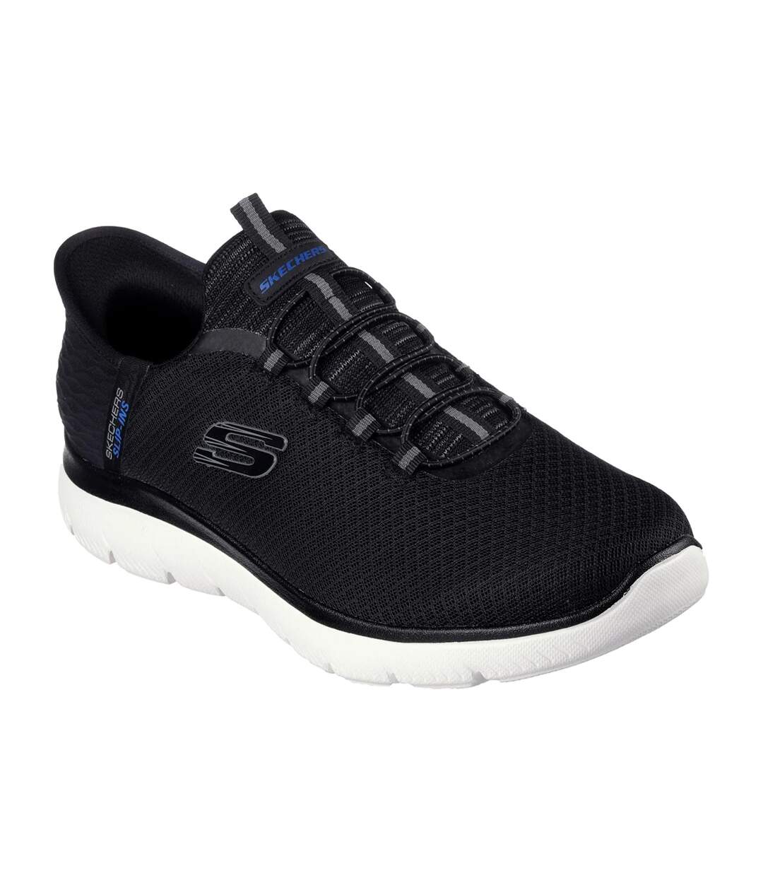 Mens summits high range trainers black Skechers-1