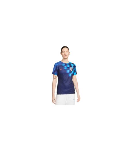 Womens/ladies 2022/23 Croatia Away Shirt Blue Uni Red Nike