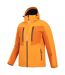Mens Phase Extreme Waterproof Ski Jacket Bright Orange Mountain Warehouse-3