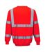 Portwest Mens Hi-Vis Sweatshirt (Red) - UTPW344