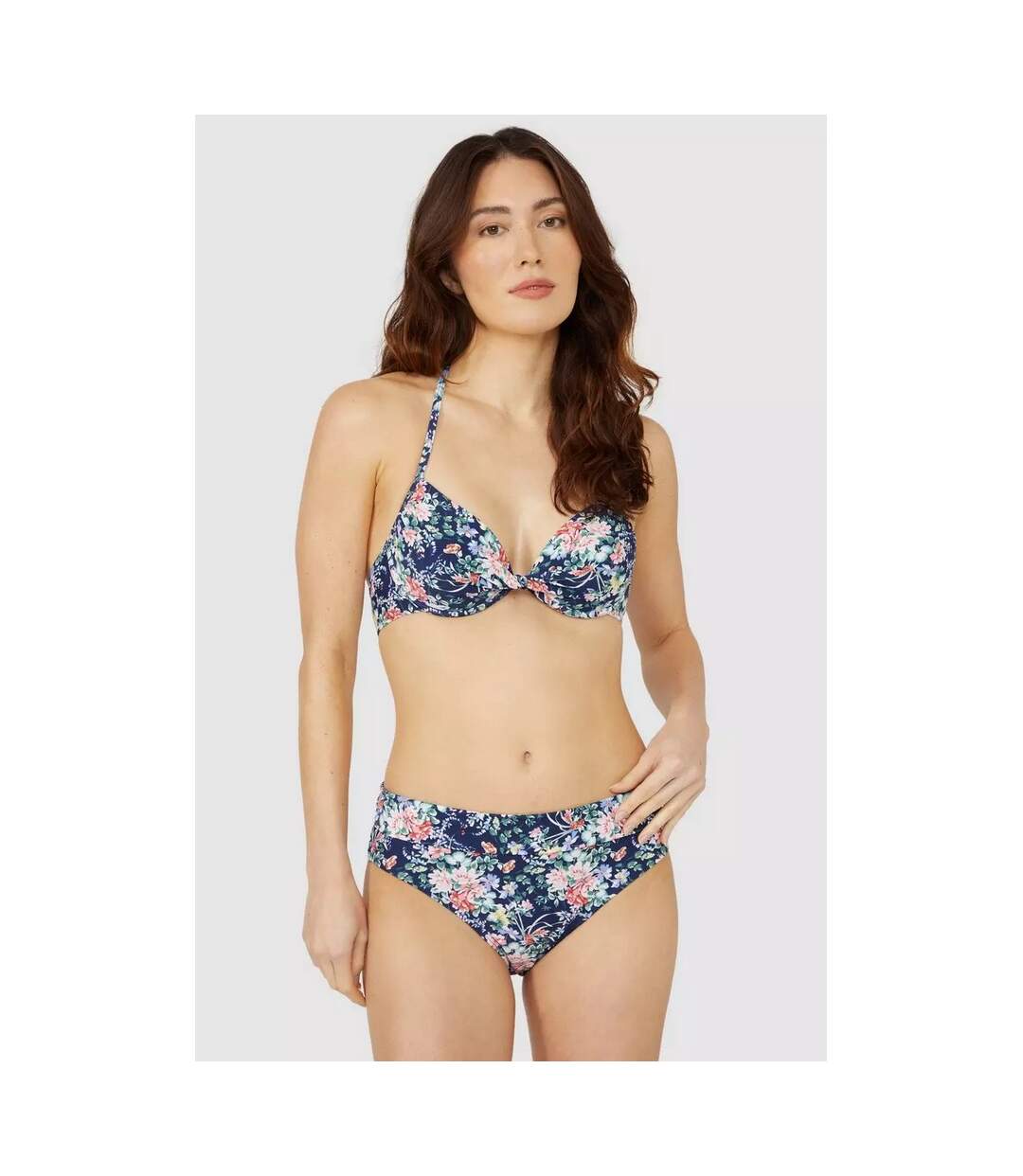 Haut de maillot de bain femme bleu marine Debenhams-3