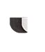 Tapis Demi-Rond Nora 50x80cm Gris-2