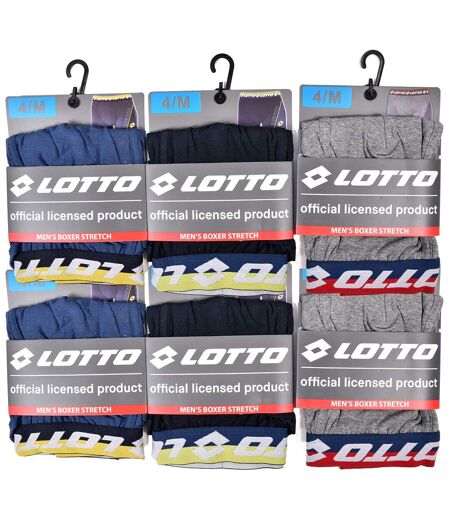 Boxer homme LOTTO Pack de 6 Boxers 1018