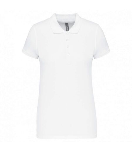 Polo femme blanc Kariban