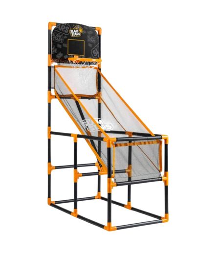 Ensemble De Panier De Basket Intérieur 139 Cm X 86 Cm X 46 Cm Noir Jaune Blanc Slam Stars