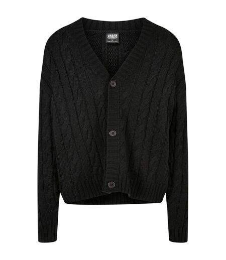 Mens boxy cardigan black Urban Classics