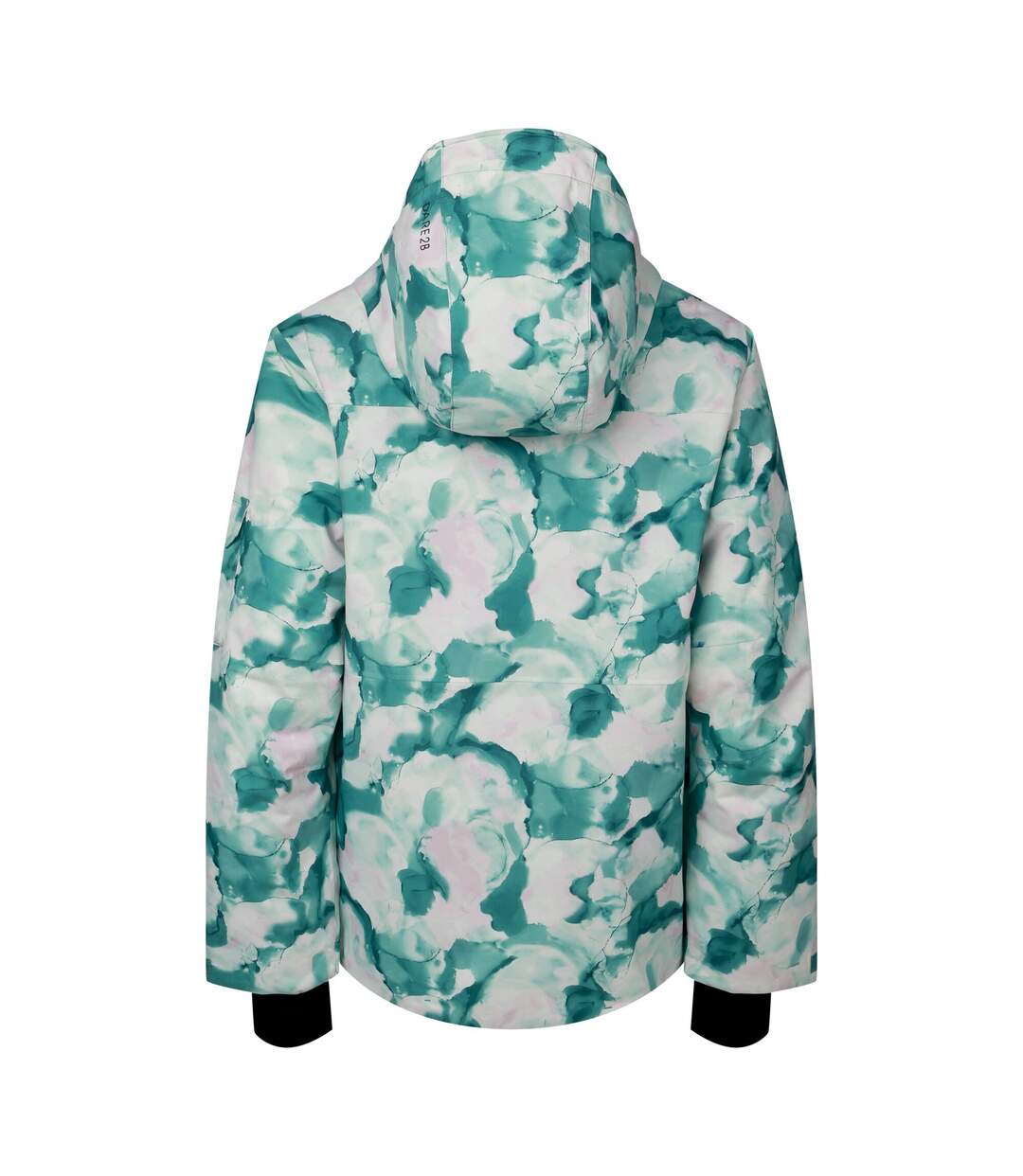 Womens/ladies Snowline Marble Effect Ski Jacket Teal Dare 2B-3