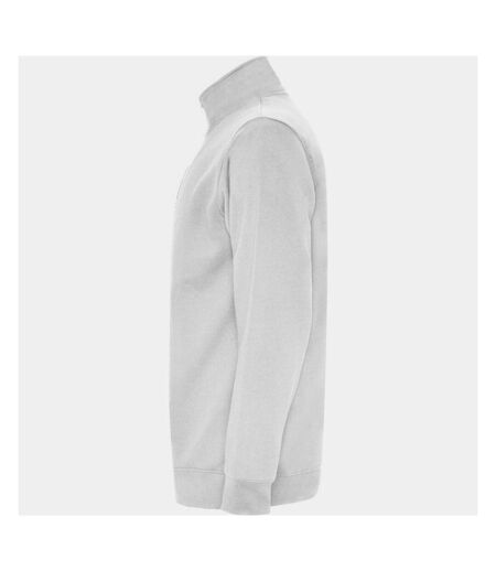 Roly Mens Aneto Quarter Zip Sweatshirt (White) - UTPF4313