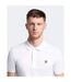 Polo Motif/style Logo Homme Gris-blanc Lyle & Scott-2