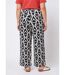 Pantalon large imprimé ethnique losanges-2