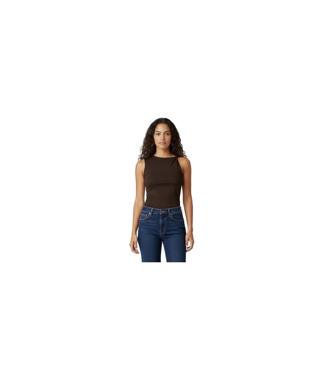 Débardeur Sans Manches Femme Marron Jack Wills-1