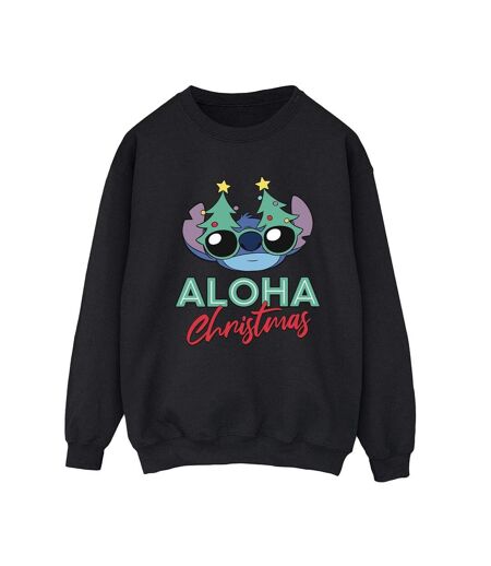Disney - Sweat LILO AND STITCH CHRISTMAS TREE SHADES - Femme (Noir) - UTBI22642