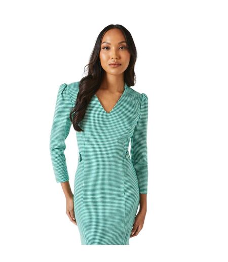 Robe mi-longue femme vert Principles