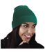 Beechfield Unisex Plain Winter Beanie Hat / Headwear (Ideal for Printing) (Bottle Green) - UTRW239