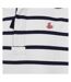 Sweat Motif/style Rayé Homme Blanc Lazy Jacks-3