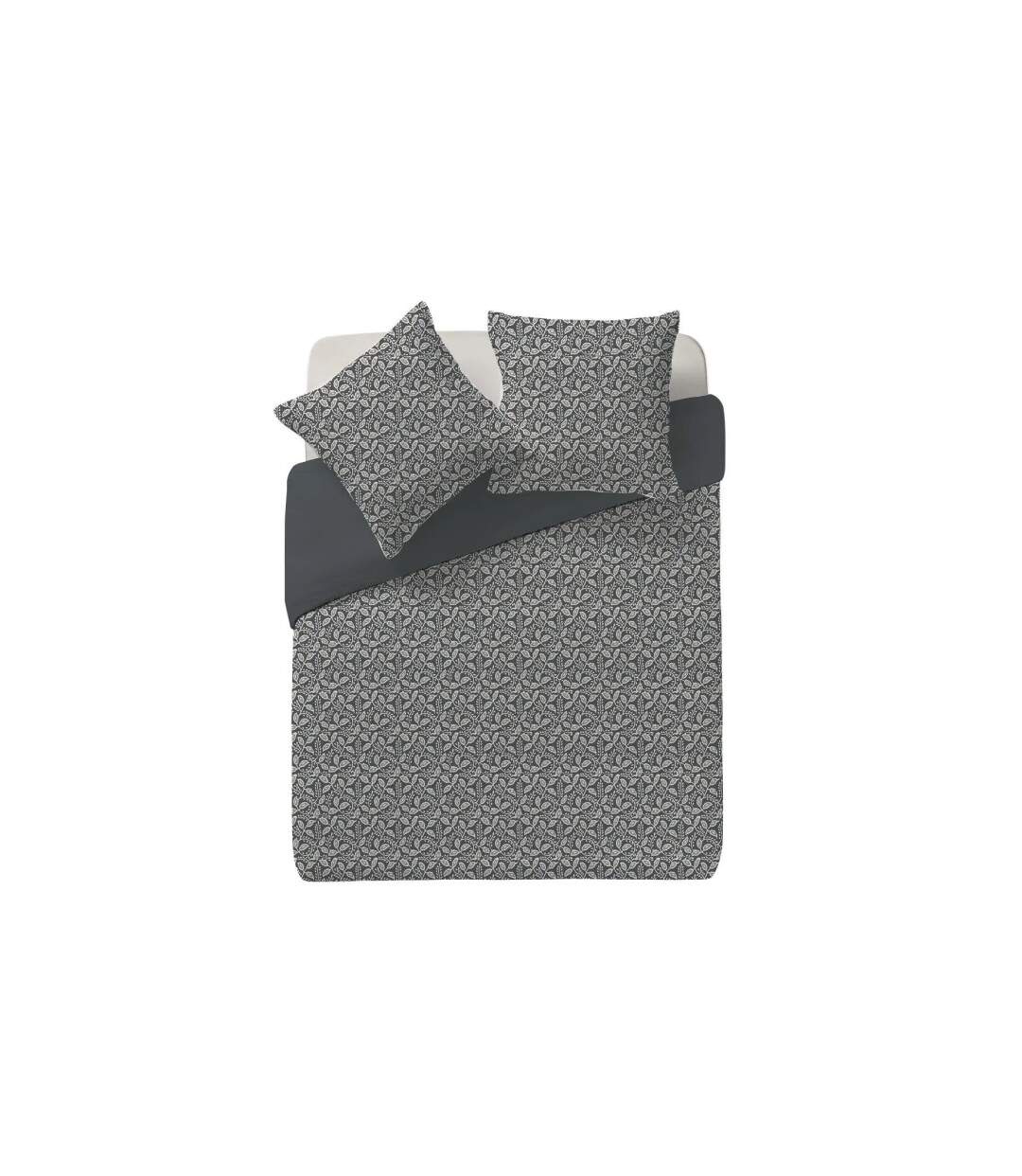 Parure de Lit 3 Pièces 240x220cm Gris-2