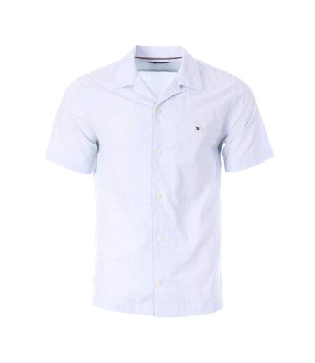 Chemise bleu clair homme tommy hilfiger dobbys