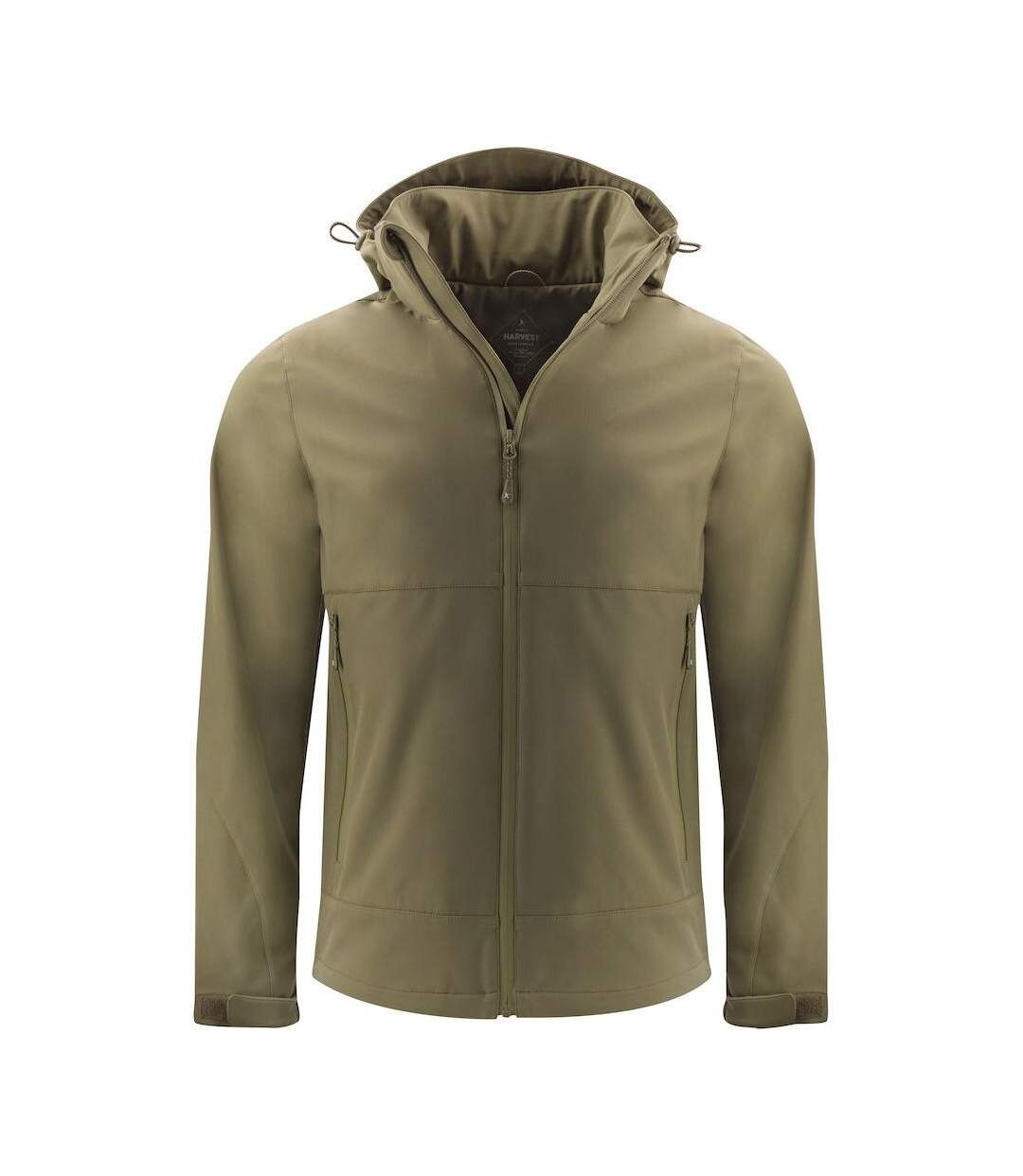 Mens Lodgetown Soft Shell Jacket Moss Green James Harvest-1