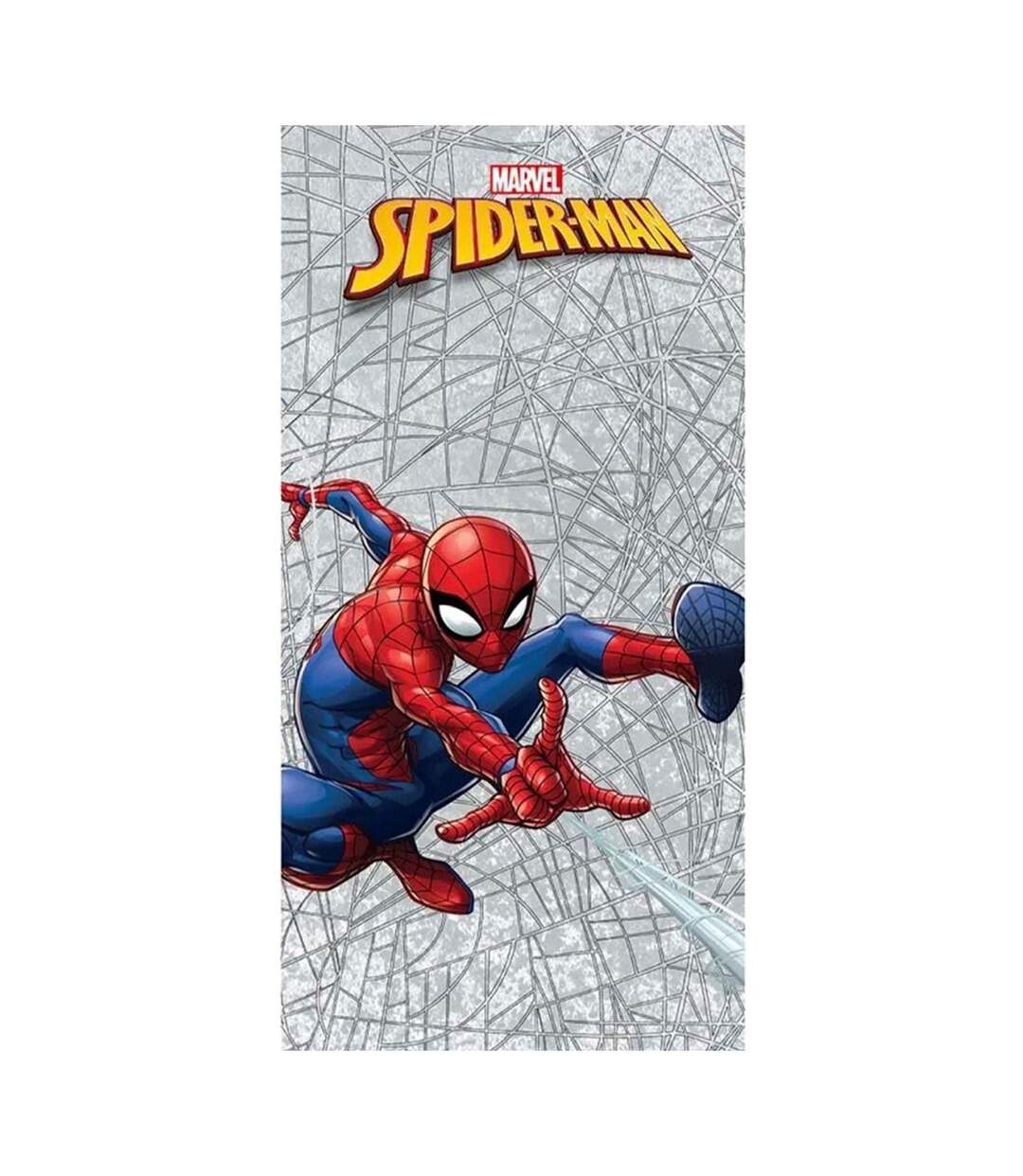 Serviette de plage gris / rouge / bleu Spider-Man-1