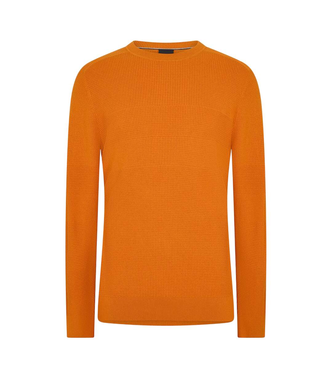 Sweat Motif/style Côtelé Homme Orange Boss-1