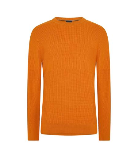 Sweat Motif/style Côtelé Homme Orange Boss