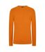 Sweat Motif/style Côtelé Homme Orange Boss-1