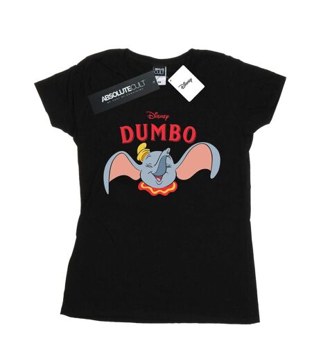 Disney - T-shirt DUMBO SMILE - Femme (Noir) - UTBI15795