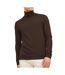 Pull Col roulé Marron Foncé Homme Jack & Jones Roll - S