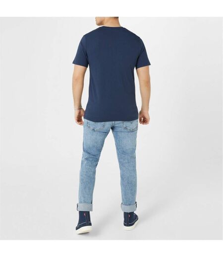 T-shirt Motif/style Aile De Chauve-souris Et Logo Homme Bleu Marine Levis