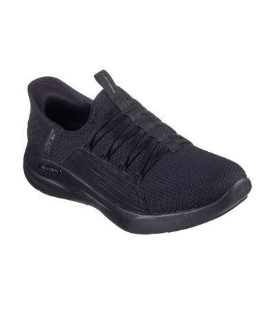 Womens/ladies Sport Ballet Chic Relaxed Fit Trainers Black Skechers