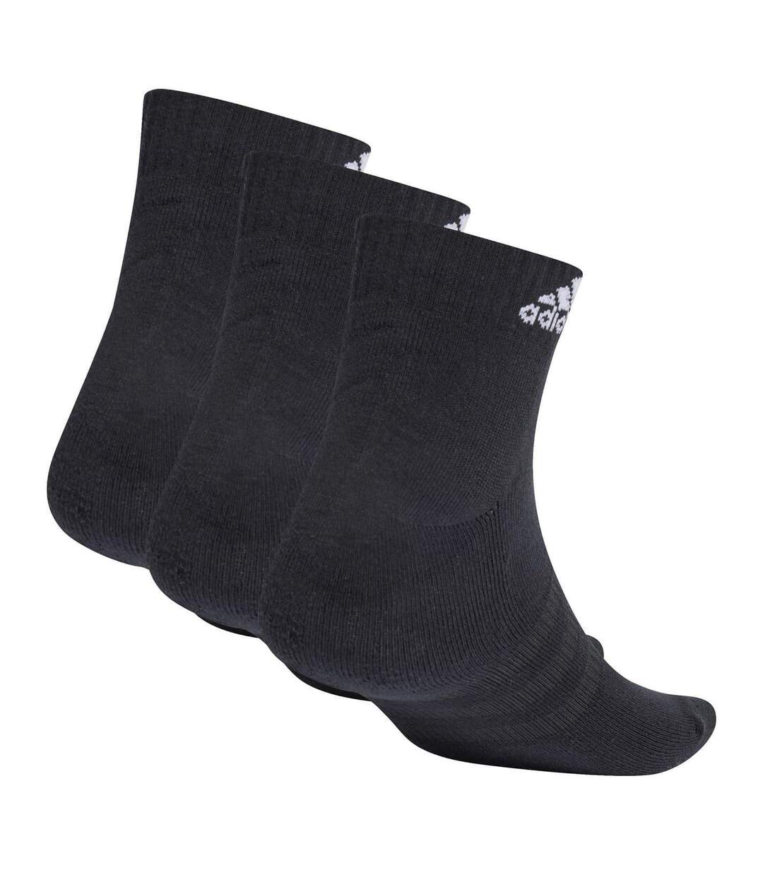 Lot De 3  Socquettes Femme Noir Adidas-2