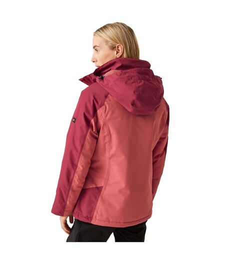 Veste Imperméable Calderdale Femme Rouge Clair Rouge Foncé Regatta