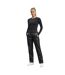 Womens/ladies Fleece Lined Jogging Bottoms Black Puma-4