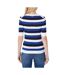 Haut Motif/style À Rayures Femme Bleu Blanc Bleu Marine Boss-2