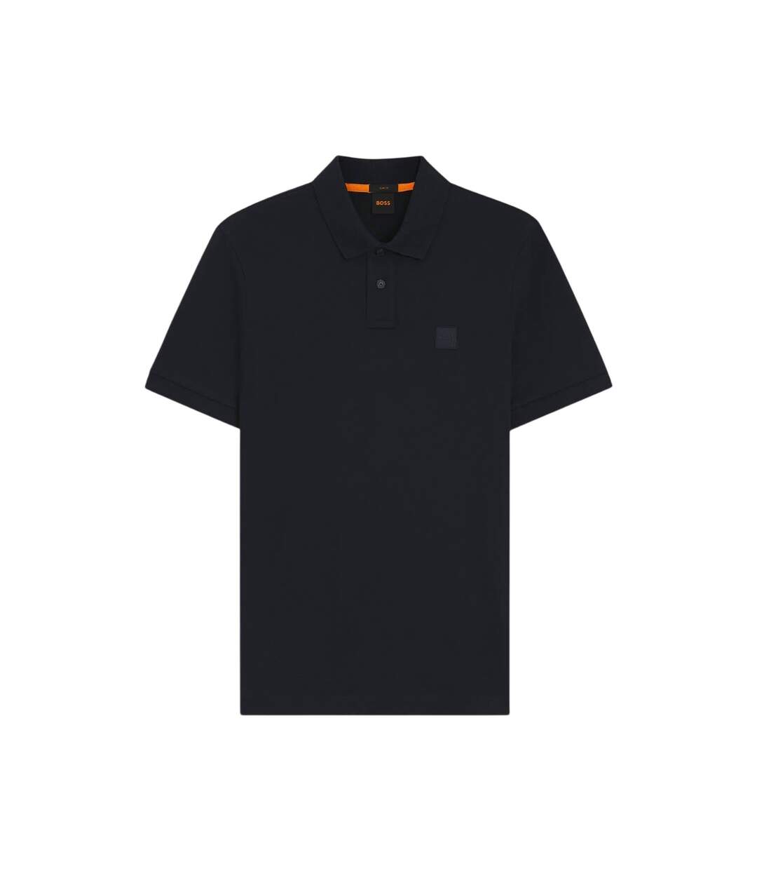 Mens Passenger Box Logo Polo Shirt Dark Blue Boss-2