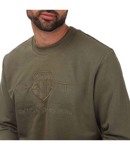 Sweat archive homme vert Gant