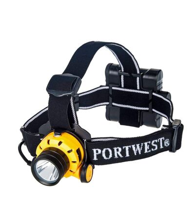 Portwest Ultra Power Head Torch (Yellow/Black) (One Size) - UTPW1447