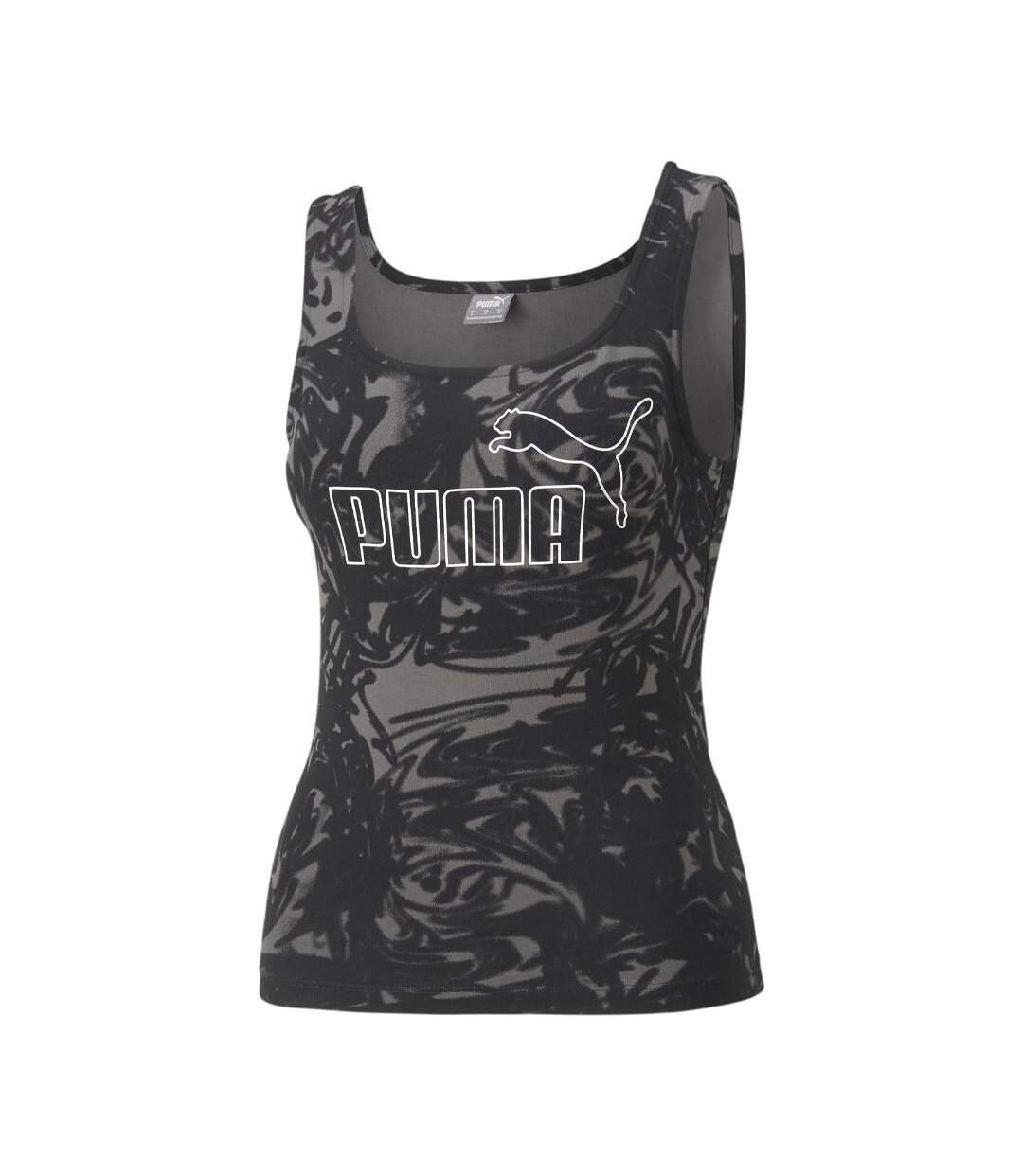 Débardeur Noir Femme Puma Tank - L-1