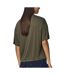 T-Shirt kaki femme pieces nora-2